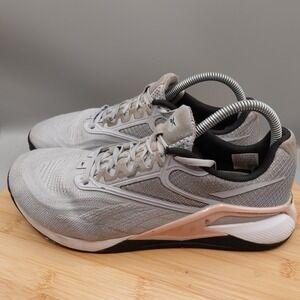 Reebok Shoes Women's 9 Gray Pink Nano X2 Sneakers Shoes CrossFit Flaws